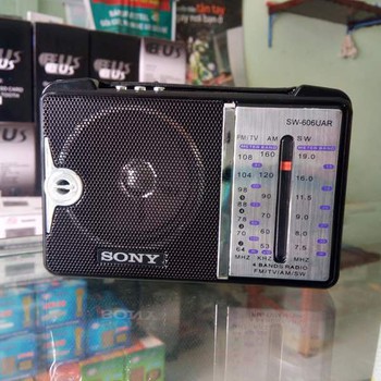 Đài RADIO FM,AM,SW Sony SW-606AC (bảo hành 3 tháng)