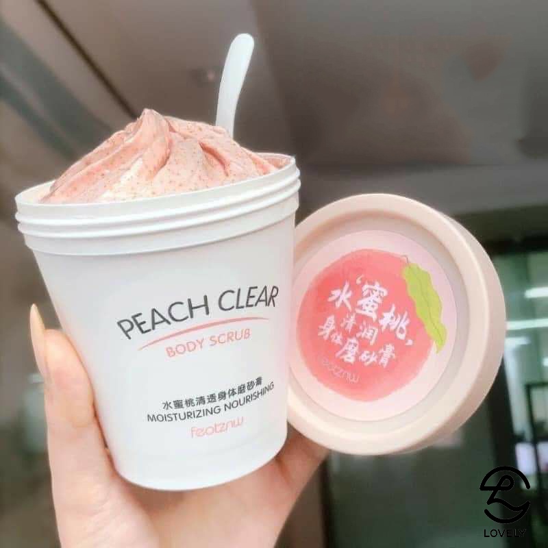 Tẩy da chết Body Heyxi Peach Clear- nội địa Trung