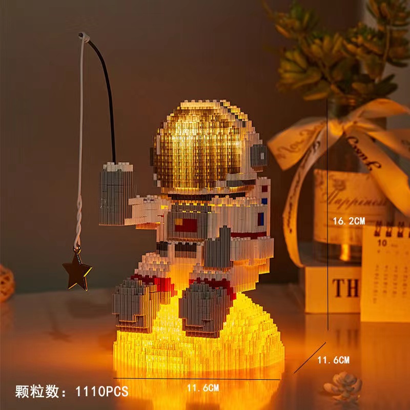 ❤️  100% ️ ️Hàng SN SÀNG❤️Khối Đồ Chơi Lắp Ráp Hình Đàn Ghita / Phi Hành Gia / Chú Người 3D Sáng Tạo đồ chơi trẻ em quà đồ chơi cho bé trai