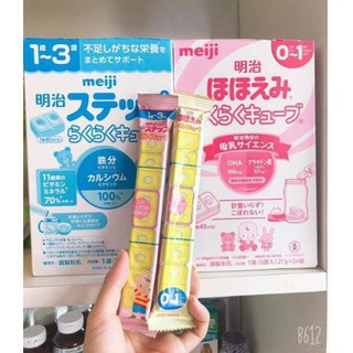 [05/2022]Sữa MEIJI 24 THANH 648g nội địa Nhật (Thanh 27g Sữa MEIJI thanh số 0 số 9)