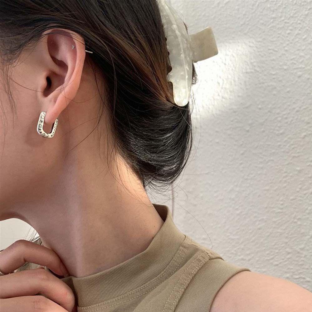 Khuyên Tai Tròn Đơn Giản Nhiều Màu Sắc Thời Trang Cho Nam Và Nữ