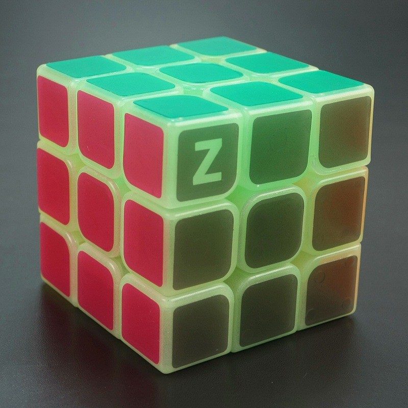✔️✔️ Đồ chơi giáo dục Rubik 3 x 3 x 3 DẠ QUANG phát sáng khối lập phương FN0421 - TẶNG 1 GIÁ ĐỠ RUBIK