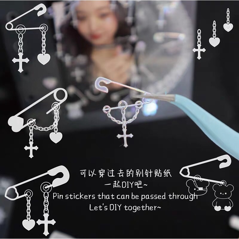 Sticker yyds cá tính_ trang trí top, card