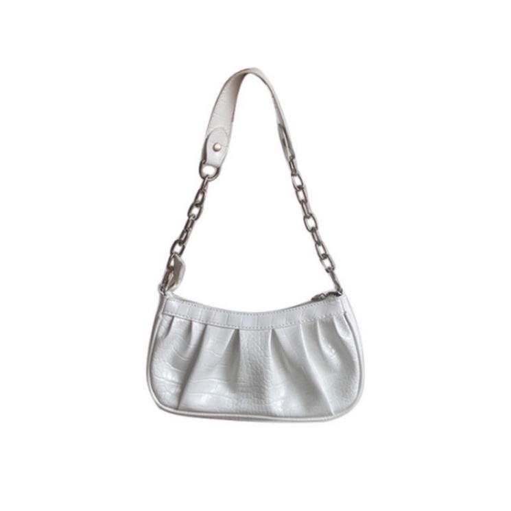 Túi xách nữ đeo chéo túi đeo vai da rắn xếp ly thời trang hàn quốc thegioituixachqc17