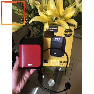 Máy trợ giảng không dây Aporo T20 UHF 4.0 có BLUETOOTH CHÍNH HÃNG ( Tặng củ sạc )- BH 12 THÁNG