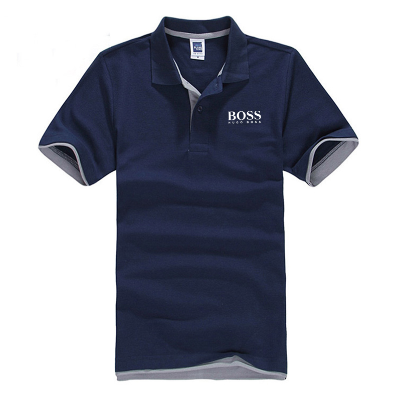 HUGO BOSS Áo Thun Nam Có Cổ Ngắn Tay Thời Trang