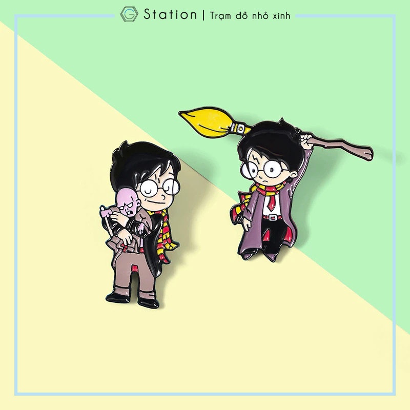 Pin cài áo Harry Potter phù thủy - GC158