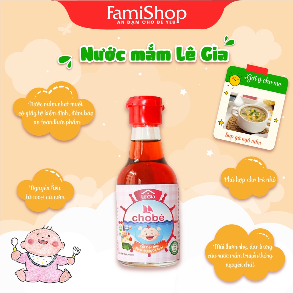 FamiShop Nước mắm Lê Gia cho bé