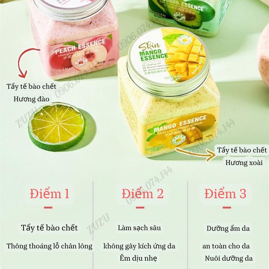 Tẩy tế bào chết, Tẩy Da Chết Body cải thiện da viêm lông sáng da Zu Cosmetic | BigBuy360 - bigbuy360.vn