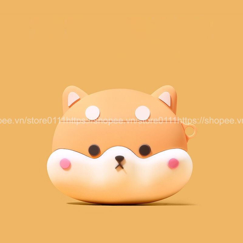 Case Vỏ Bao Airpods Đựng Tai Nghe Airpod 1 2 Pro Chó Shiba Inu Siêu Dễ Thương