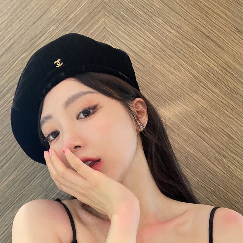 Mũ nồi dáng tròn vải mỏng dễ thương thời trang mùa thu cho nữ