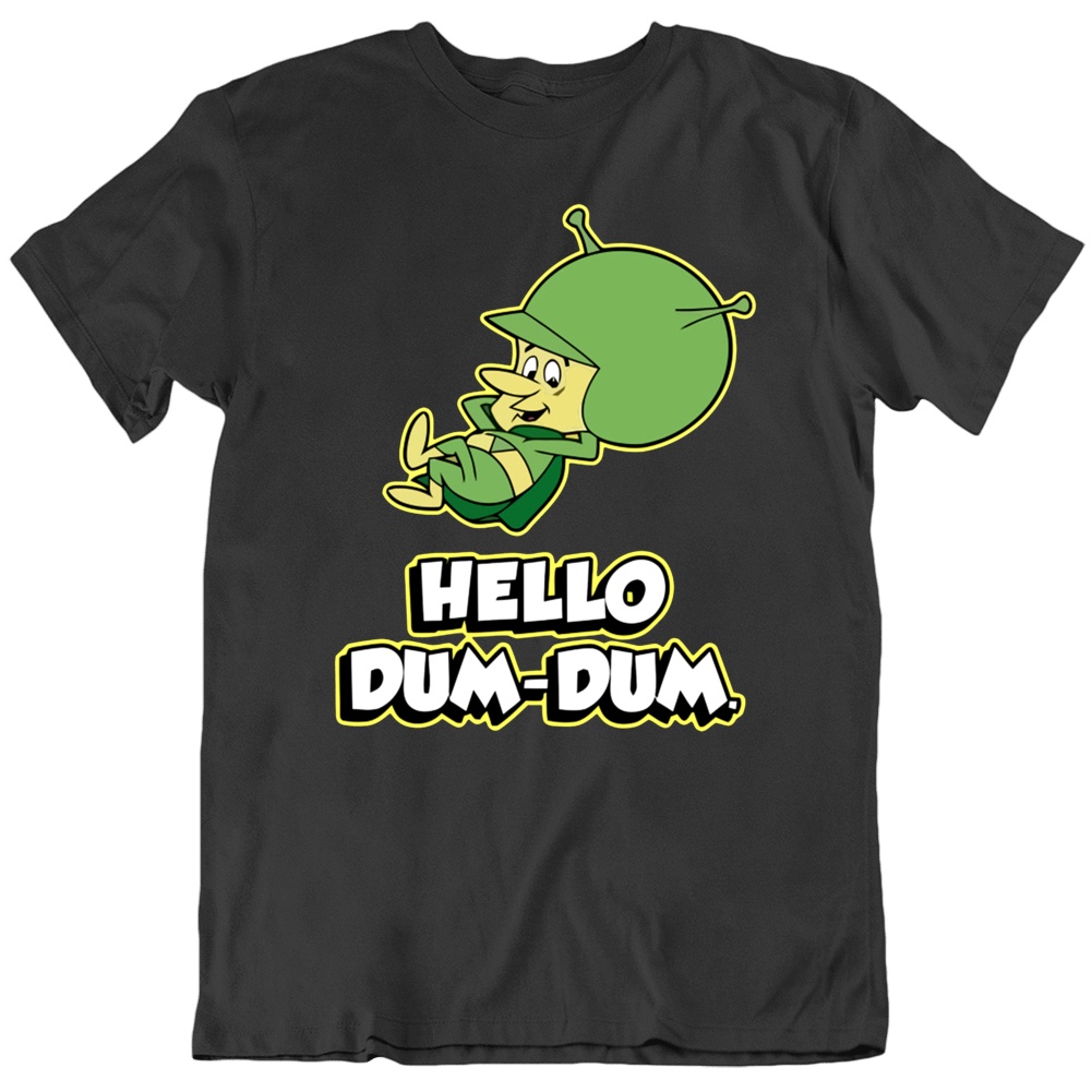 Quần Áo Thời Trang Cổ Điển Tee The Great Gazoo Hello Dum Dum Đá Thạch Anh 100% Cotton Ngày Của Cha