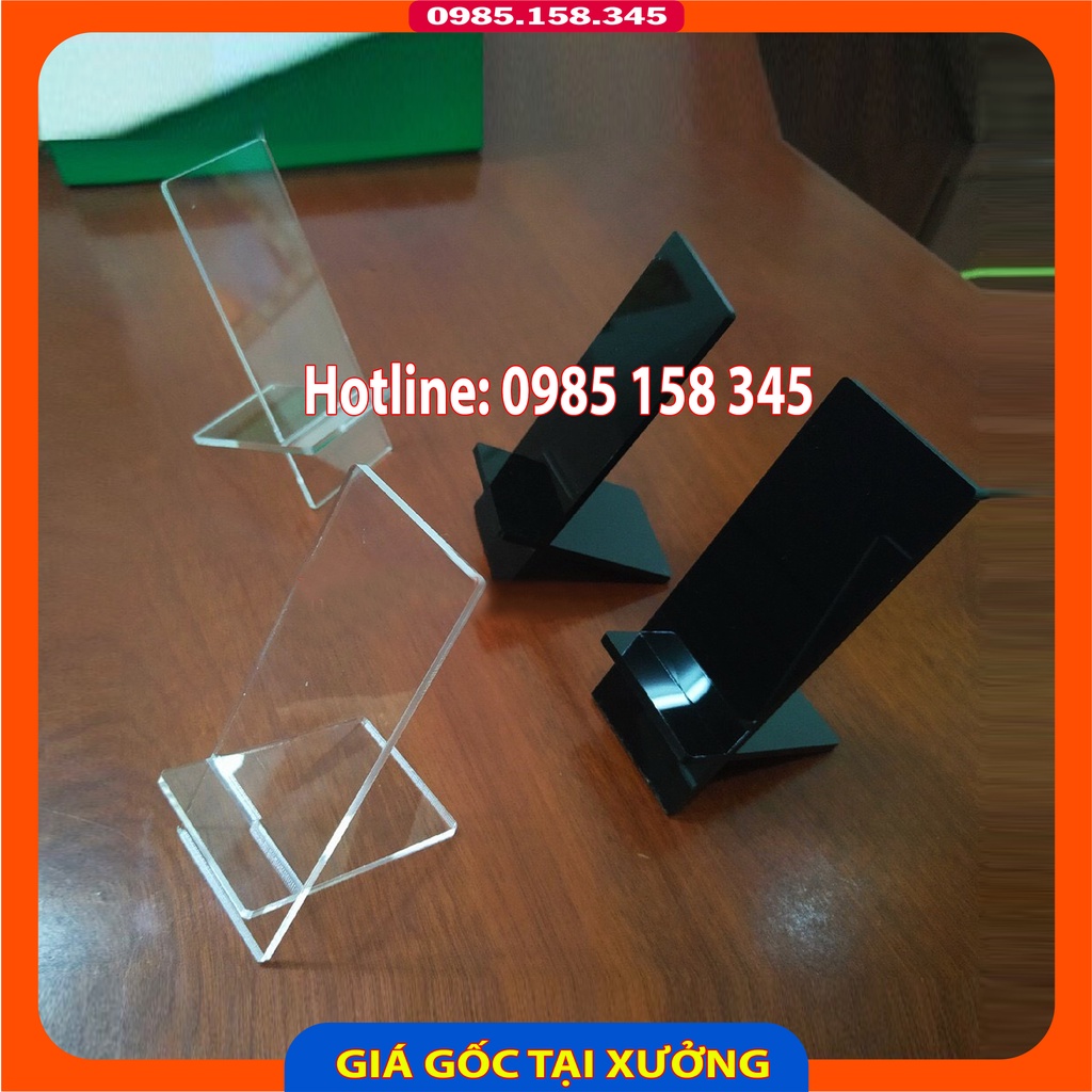 Đế mica trưng bày điện thoại/giá đỡ/kệ mica để sản phẩm ,điện thoại, máy tính bảng mẫu HK2