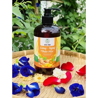 Sữa Tắm Gừng Nghệ Thảo Mộc ( Handmade) 500ml