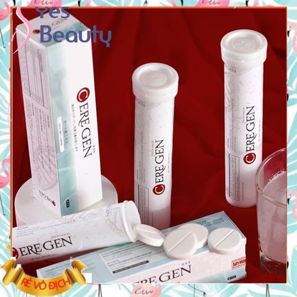[CHÍNH HÃNG] Viên Trắng Da Ceregen Sủi Cao Cấp Công Nghệ Nhật Bản - Xóa Mờ Nám Tàn Nhang Trắng Tự Nhiên - HỘP 18 VIÊN | Thế Giới Skin Care