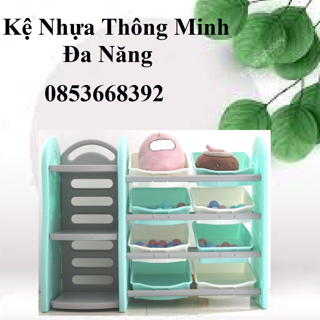 Kệ để đồ chơi bằng nhựa cho bé siêu đẹp - kệ nhựa đồ chơi cho bé kích thước 112*36*92.5 cm