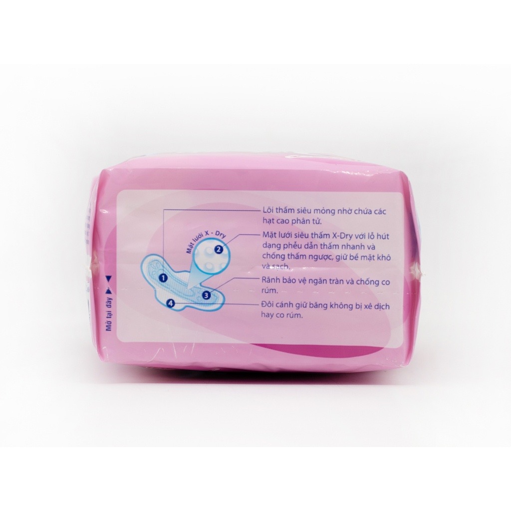 Combo 3 Băng Vệ Sinh Diana Libera Siêu Thấm Maxi Cánh 23cm 8 Miếng / Gói x3