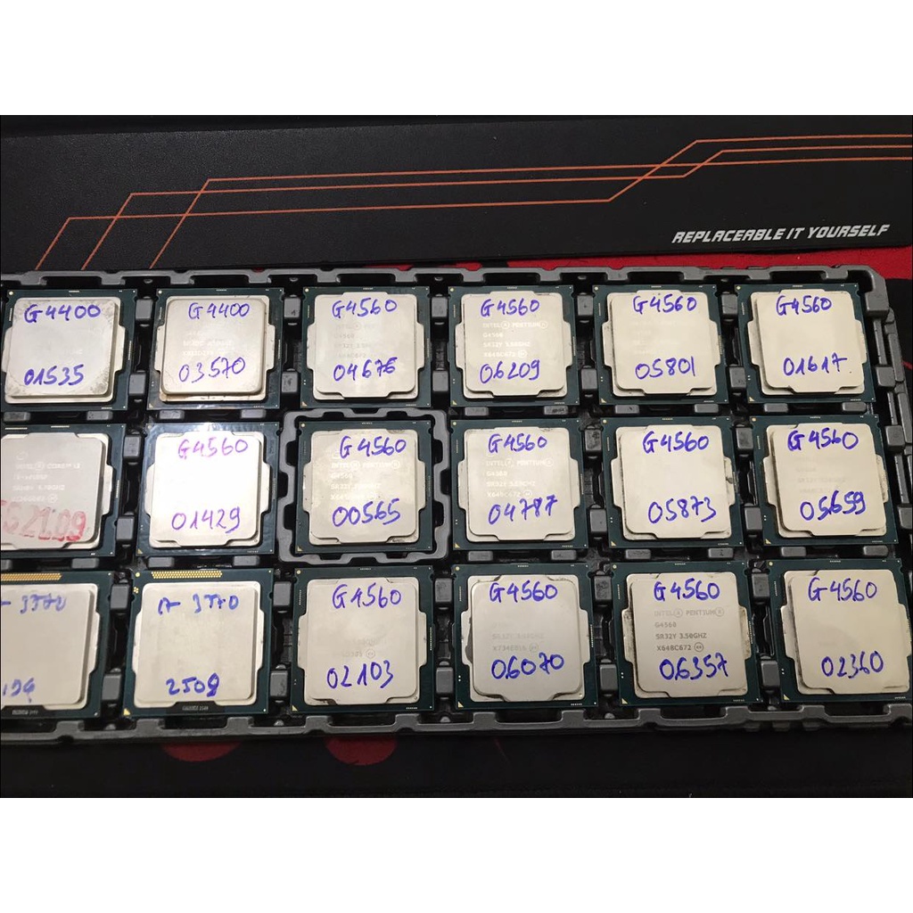 CPU - chíp máy tính G4400 G4560 socket 1151 chạy main h110 b150.... TẶNG KEO TẢN NHIỆT