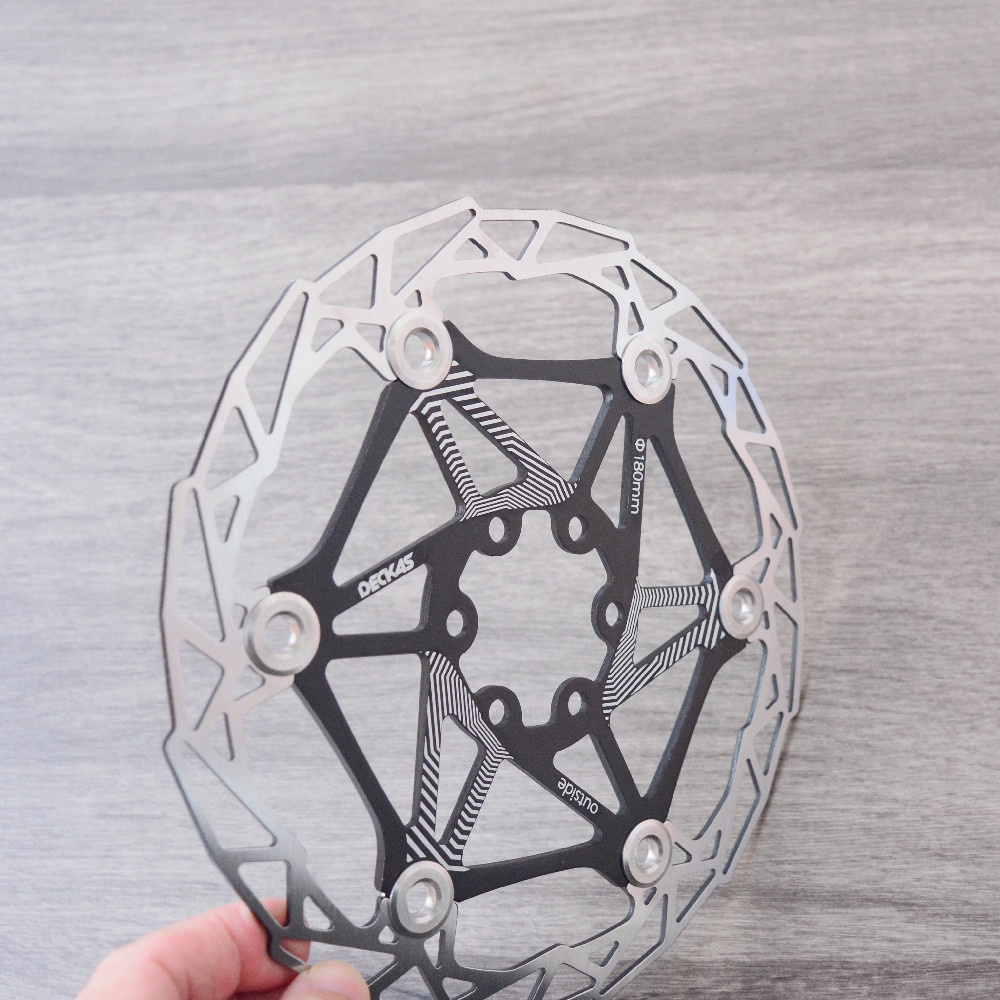 Đĩa Phanh 6 Bu Lông Siêu Nhẹ 82g CNC 6 Inch 160MM Cho Xe Đạp Leo Núi