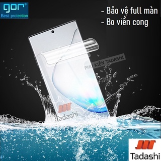 Bộ 3 Miếng Dán Dẻo Gor SamSung S8+/S9/ S9+/ S10/ S20/S20+/S20 Ultra/ S21 Ultra/ Note 9/10/10+/ 20 Ultra Full Màn 3D- Gor