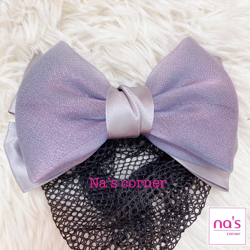 Kẹp lưới bới tóc búi tóc hoạ tiết cao cấp (2)