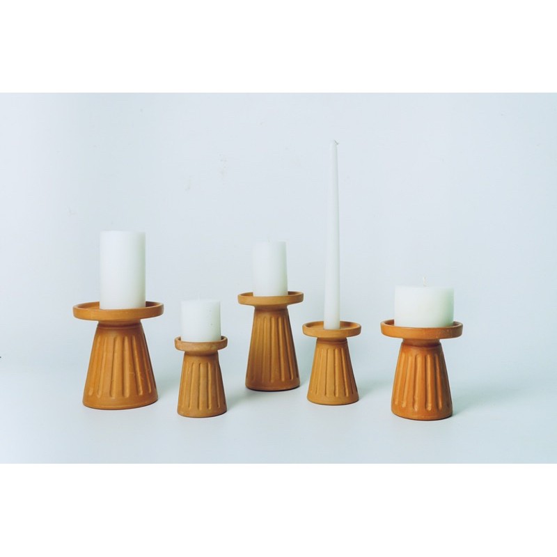 Đế Bỏ Nến Đất Nung - Terra Cotta Candle Holder - DN23