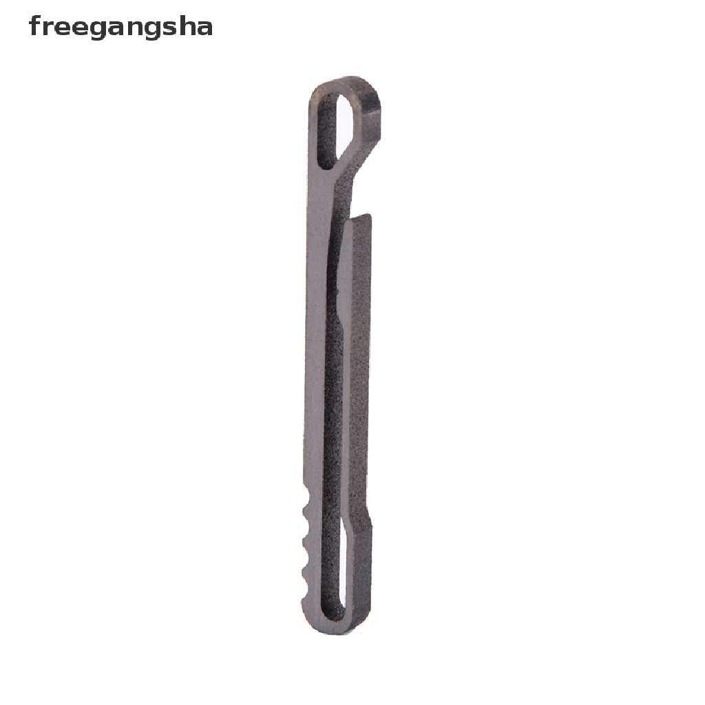 [FREG] 1pc Multi Utility EDC Tool Titanium Alloy Hanging Buckle Quick draw Key Ring FDH