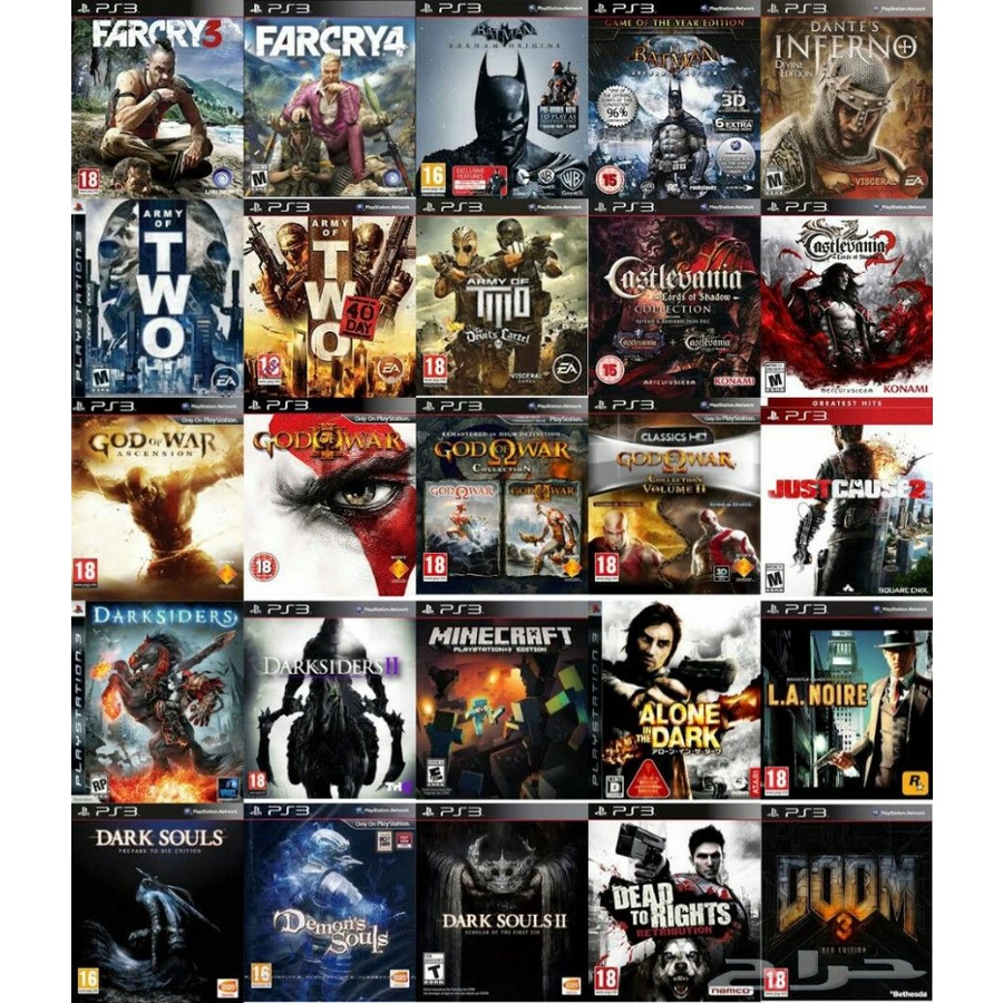 Máy Ps3 Slim Cop Game Full Ổ Cứng 500GB List Game Hơn 3000