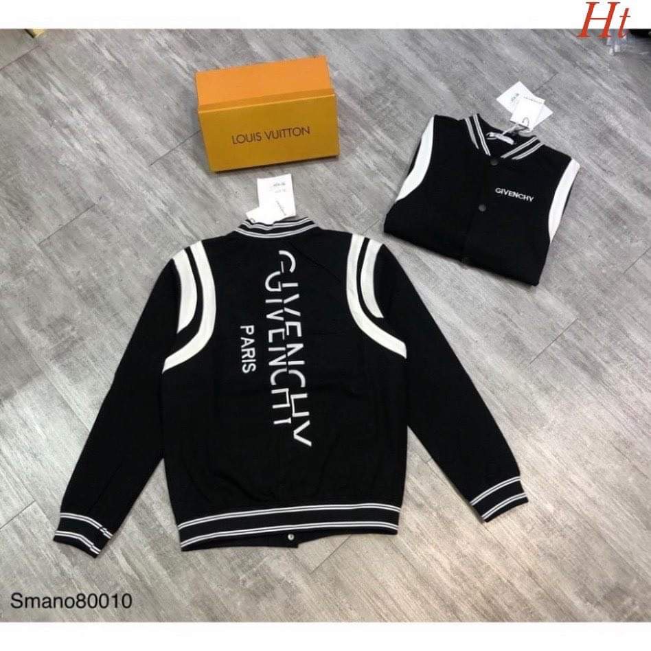 Áo Bomber bóng chày Chữ dọc chất liệu: nỉ cotton Túi cơi kẻ trắng cực đẹp, cúc bấm hàng shop,HT