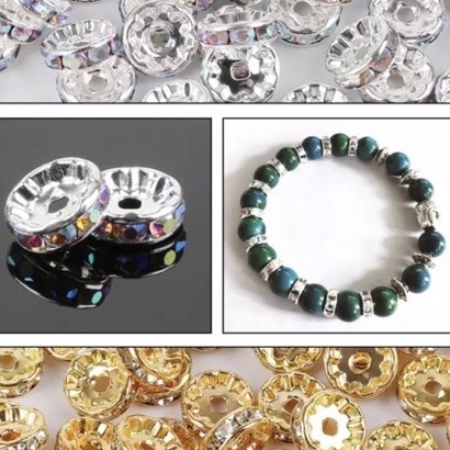 10 Charm đệm hạt size 6-8mm