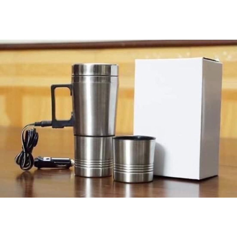 Ấm đun nước cao cấp cho xe ô tô 12v - 24v