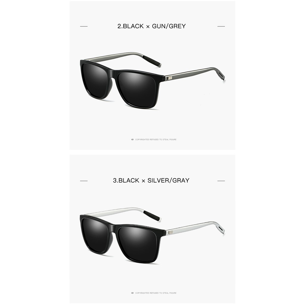 Kính Mát💥FREESHIP💥Kính Râm Nam Gọng Nhôm Magiê Du Lịch Thời Trang Hiện Đại Cao Cấp Chống Tia UV400 (Hàng Nhập Khẩu) | BigBuy360 - bigbuy360.vn