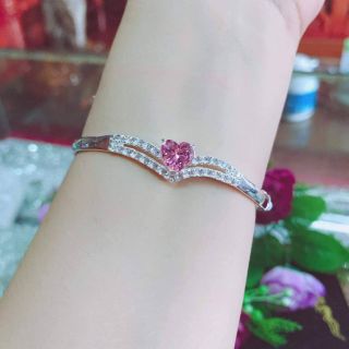 Lắc tay nữ trái tim bạc 925 rất xinh