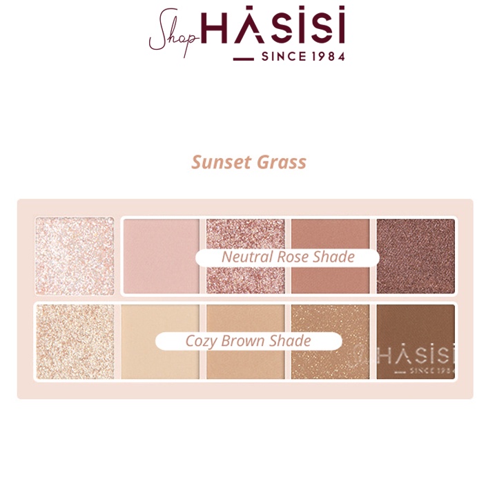 Màu Mắt PEACH C - Seasonal Blending Eyeshadow Palette 7.7g #Sunset Grass