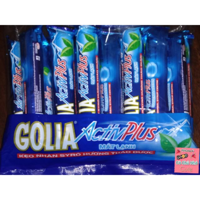 Lốc 16 thỏi kẹo nhân siro thảo dược hương bạc hà Golia ActivePlus 472g 16 thumbnail