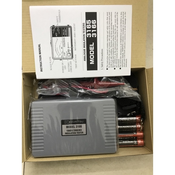 ĐỒNG HỒ ĐO ĐIỆN TRỞ CÁCH ĐIỆN MEGAOHM KYORITSU K3166