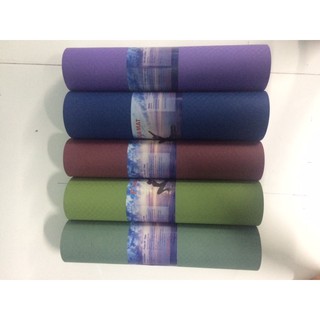Thảm yoga có giấy chứng nhận - "Mua thảm tặng thảm" Thảm đúc Yoga loại 6 ly (6mm) - Việt Nam