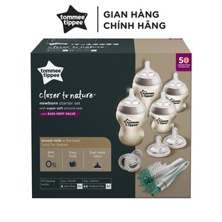 Bộ bình sữa Tommee Tippee Closer to Nature Newborn