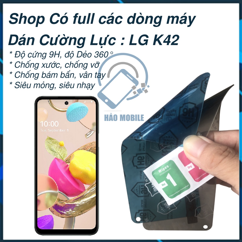 Dán cường lực dẻo nano LG K42