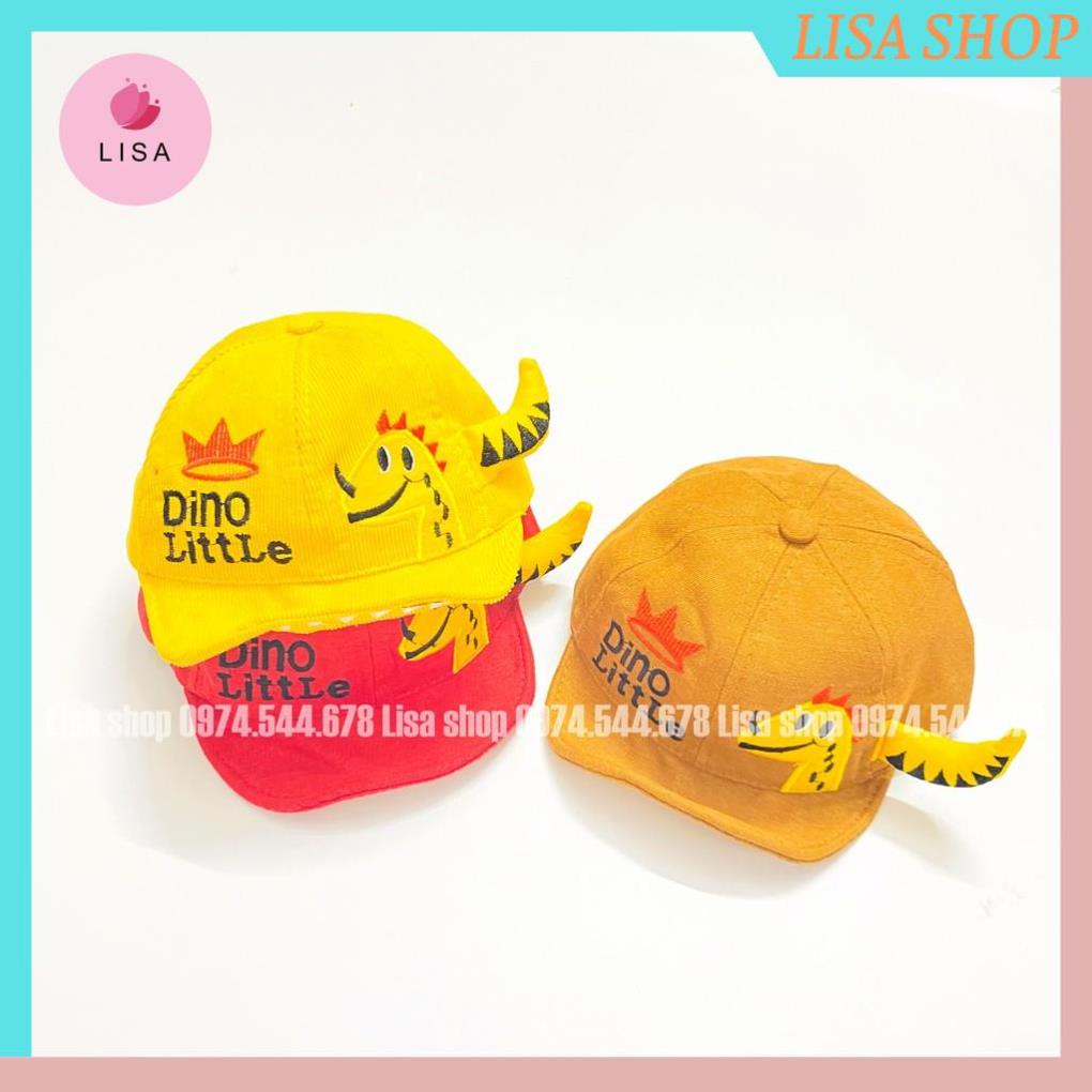 Mũ Lưỡi Trai, Nón Lưỡi Trai Hình Khủng Long Đáng Yêu Cho Bé 3-18 Tháng Lisa, M57 Lisa Shop