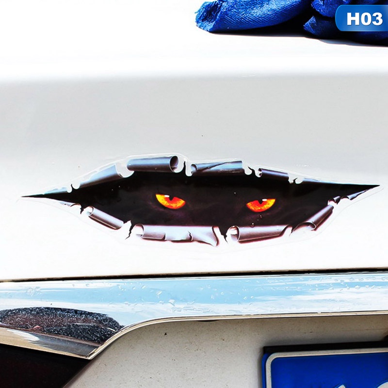 Miếng dán trang trí METAGIO hình con mắt nhiều kiểu tùy chọn độc đáo cho xe hơi