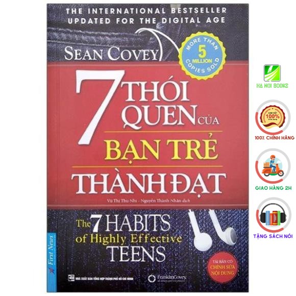 Sách - 7 Thói Quen Của Bạn Trẻ Thành Đạt (Khổ Lớn) (Tái Bản 2020) [First News]