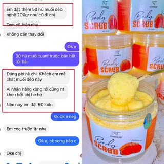 Muối dẻo tẩy da chết body