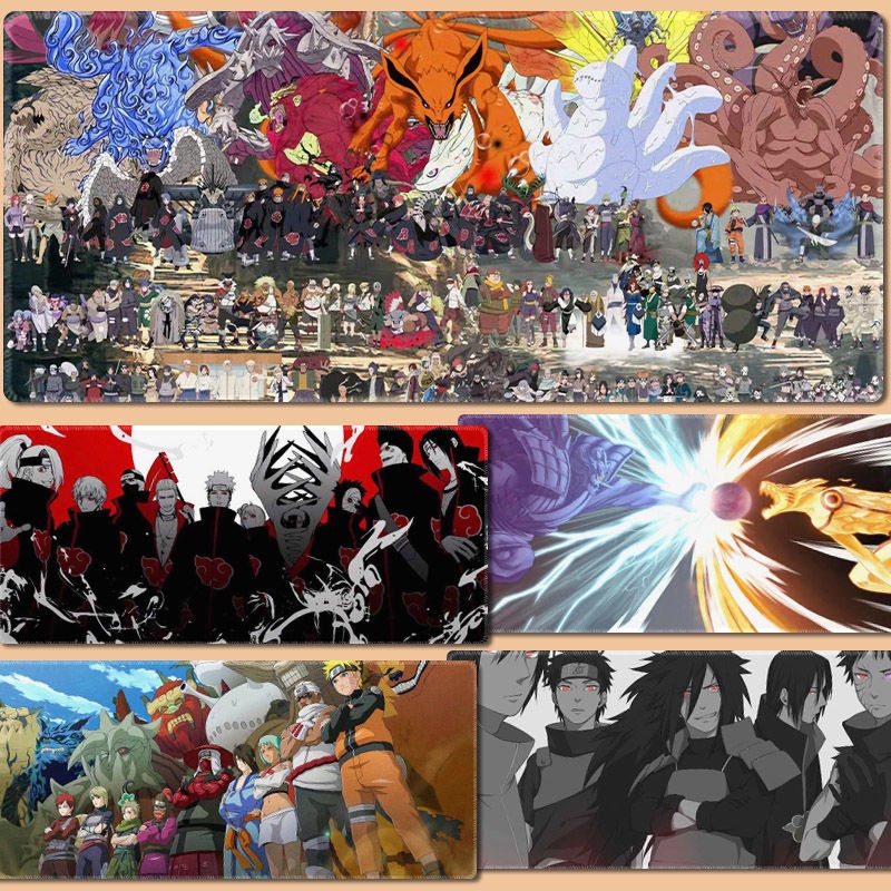 NARUTO 3 anime pad chuột lớn Miếng Lót Chuột, Bàn Di Chuột