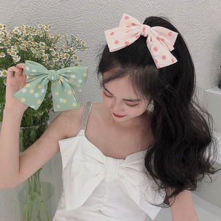Kẹp Tóc Nơ Vải Dành Cho Nữ