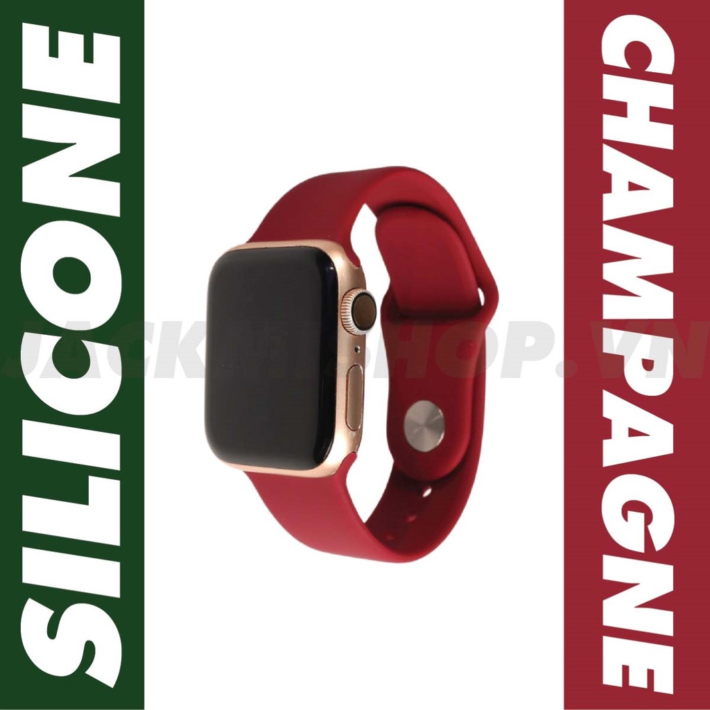 [FULL BOX] Dây Silicon hàng Chuẩn Loại 1 cho Apple Watch Series 1/2/3/4/5/6/7