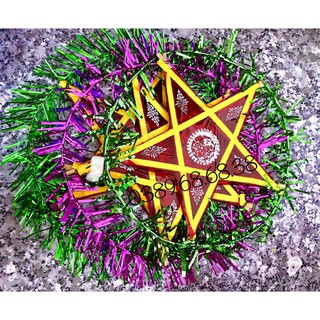 < Giá Xưởng> Combo 50 Cái 50cm Lồng Đèn Ngôi Sao Kiếng, Lồng Đèn Trung Thu Giấy Kiếng Truyền Thống