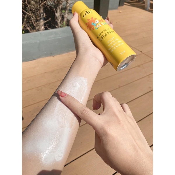 Xịt Chống Nắng ODBO Sun Smiles UV Protection Spray SPF50 Thái Lan