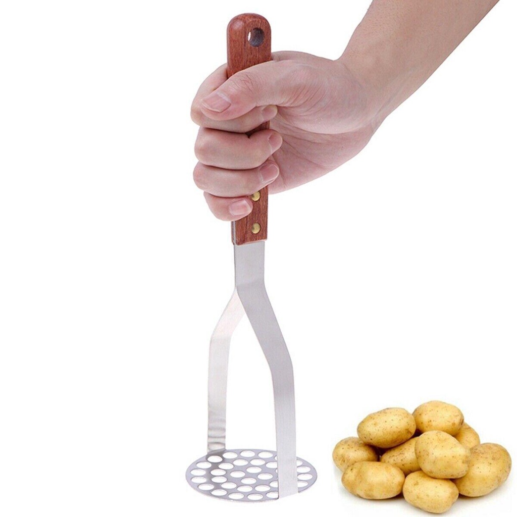 Dụng Cụ Nghiền Khoai Tây Bằng Gỗ Tiện Dụng