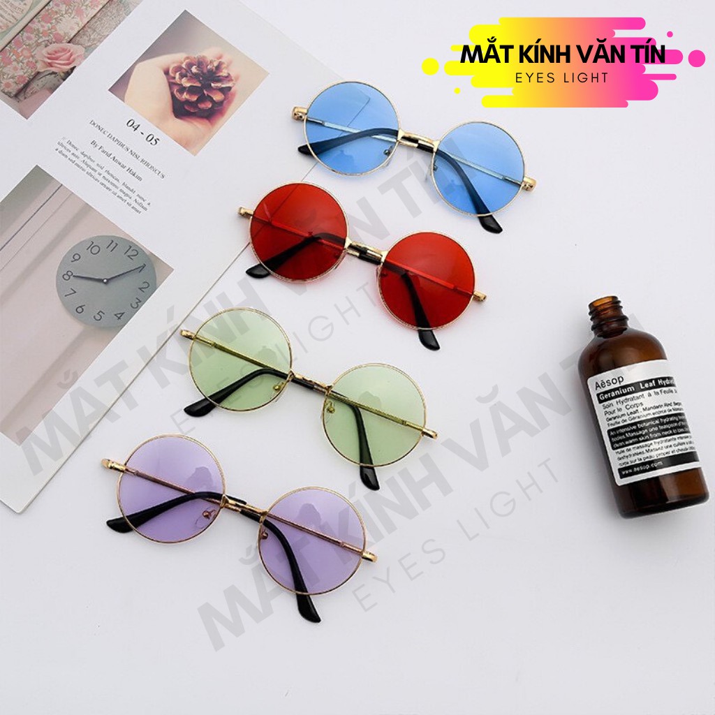 Kính mắt thời trang Eyes Light T223 nữ gọng kính kim loại pha nhựa nhiều màu